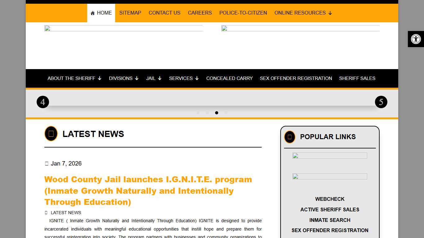 Wood County Sheriff's Office - Sheriff Mark Wasylyshyn Wood County Sheriff's Office - Sheriff Mark Wasylyshyn